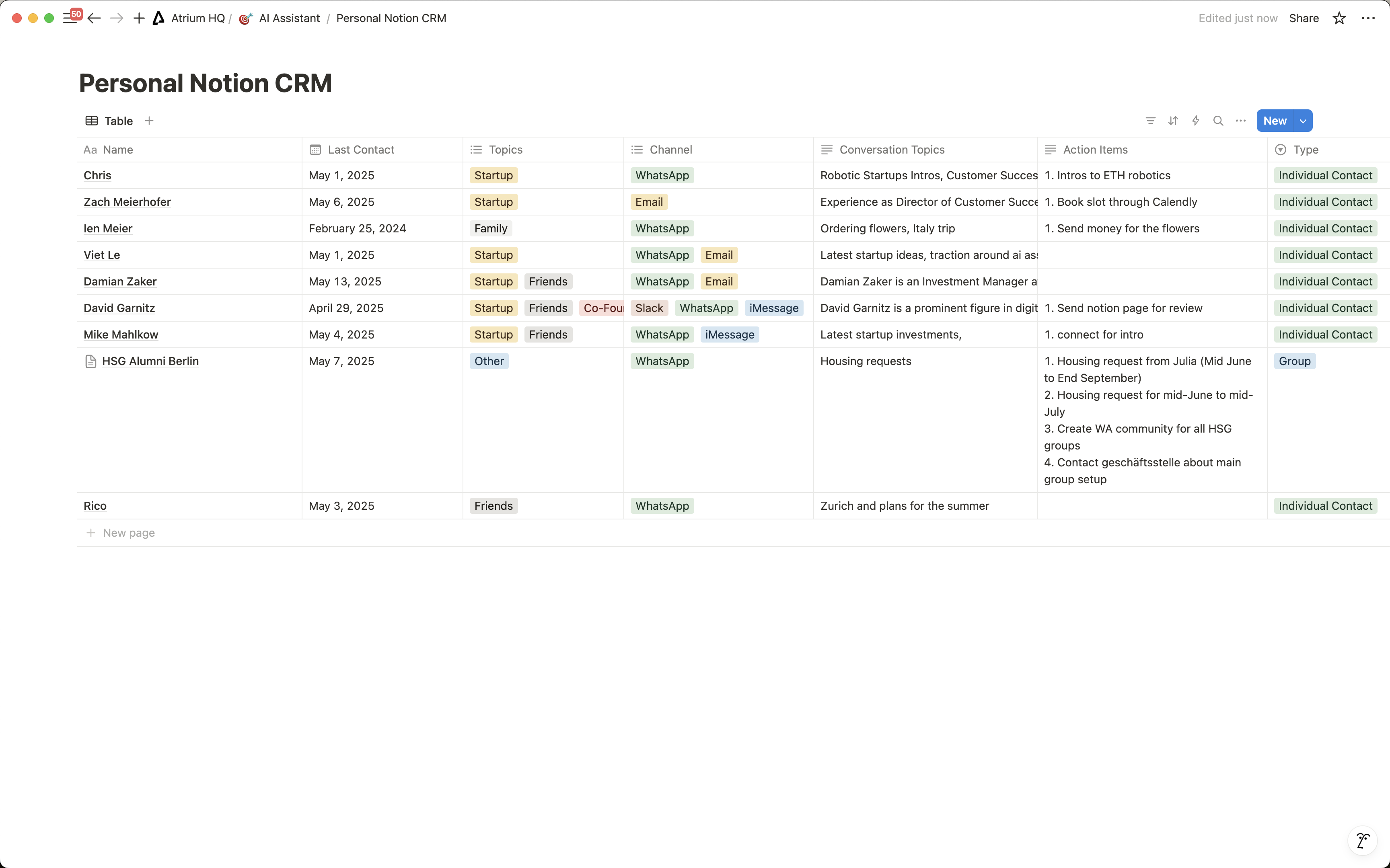 CRM Updates